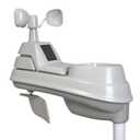 AcuRite Iris (5-in-1) Weather Sensor with Rain Gauge, Wind Speed, Wind Direction, Temperature and Humidity (06004M) (Single Solar Panel)