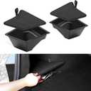 Trunk Organizer for 2024 2025 Tesla Model 3 Highland Accessories Rear Trunk Storage Bins Side Box with Lids for 2025 2024 Model 3 Interior Accessories TPE Material Waterproof Odorless 2 PCS