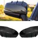 For Toyota Highlander 2020 2021 2022 2023 Side Rearview Mirror Cover, Add-on Side Mirror Cap, Carbon Fiber Pattern Auto Exterior Highlander Accessories 2PCS