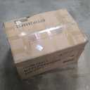 Oval Dining Table with Double Pedestal Base for 6 People, 88-inch Kitchen Table for Dining Room, Easy to Assemble, Espresso