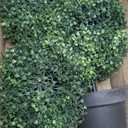 Nearly Natural 36in Artificial Triple Ball Boxwood Topiary Tree - Indoor Outdoor Realistic Faux Greenery for Home Patio Office Decor, Low Maintenance