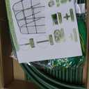 Cucumber Trellis for Raised Bed,U-Shape Garden Trellis for Climbing Plants Outdoor, Metal Arch Trellis for Vegetables, Plant Support for Vine,Tomato, Pea (Green, 49.6" L×30" W×47.2" H)