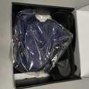 Adjustable Shoulder Brace for Rotator Cuff Tear & Post-Surgery Recovery - Arm Sling with Ice Pack Pocket, Breathable Compression Sleeve for Sports Injury, Arthritis, Men & Women (1 Gel Packs-BLACK, Large)