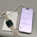 Magnetic Wireless Charger for iPhone: 3 in 1 Travel Charging Station for Apple Devices for iPhone 17 Air 16 15 14 13 12 Pro Max Plus - Foldable Charging Pad for Apple Watch Series & Airpods 4 3 2 Pro (White)