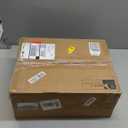 Homeiju Bookshelf, 4 Tier Small Bookcase, Organizers and Storage, Metal Small Bookcase, Rustic Book Shelf Organization and Storage for Living Room, Bedroom, and Home Office(Rustic Brown)