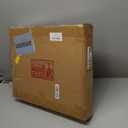 Folding Shower Seat 20'', Large Teak Shower Seat, Folding Shower Bench, Wall Mount Foldable Chair, 500 lbs Capacity, Stainless Steel, Black