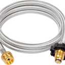 GASPRO 5FT Propane Hose Adapter 1lb to 20lb, Compatible with Coleman Camping Stove, Mr. Heater Buddy Heater, Blackstone Griddle, and More, Connects to 5-100lb Tank