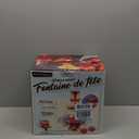 Nostalgia 3-Tier Party Fountain Holds 1 Gallon, LED Lighted Base, Includes 5 Reusable Cups, Clear