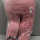 Car Pillow for Kids Travel Pillow with Adjustable Strap,Children Neck Pillow for Car Headrest to Support Head and Body Road Trip Essentials (Pink)