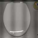 Little2Big Toilet Seat with Built-In Toddler Potty Training Seat, Slow Close, Easy to Install, Made in USA, ELONGATED, White