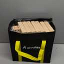 Giant Timber Blocks Games, 57 Blocks Large Tower Outdoor Games - Includes Carry Bag and Scoreboard, Wood Stacking Yard Games Grows from 2FT to Over 4.2FT for Kids Adults Family