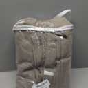 KEQIAOSUOCAI 102 Inch Blackout Curtains Taupe for Living Room 2 Panels Back Tab Hook Belt Primitive Farmhouse Large Window Faux Linen Drape for Sliding Door Track Pleated Look Sand Beach Decor