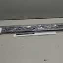 LazBlinds No Drill Zebra Blinds for Windows 29" W x 72" H, Grey