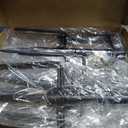 6 Pack String Light Poles for Outside, Heavy-Duty Metal Light Poles for Outdoor String Lights with Fork, Adjustable Lighting Accessories for Patio Decor Backyard Yard Pergola Garden Decorations