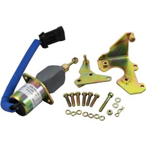 JDMSPEED New Fuel Shut Off Solenoid With Bracket Kits 3931570 5016244AA Replacement For Dodge Diesel Cummins 94-98 5.9L