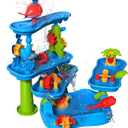 CozyBomB Water Table for Toddlers 3-5 | Outdoor Toys Water Play Table, Magnetic Fishing Toy Game, Summer Splash Pond Showers Sand Activity, Sensory Party Birthday Gift Kids Ages 4-8 9-12 (5-Tiers)