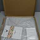 Quilting Ruler- 12.5 * 12.5" Slotted Rulers for Quilting and Sewing Quilt Strip Rulers for Fabric Precise Cutting (White)