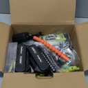 PULITUO'S 20V Cordless Drill/ Driver, Electric Screwdriver - 2 Batteries, 30Nm, 21+1 Torque, 2 Speed, Keyless 3/ 8" Chase Drill with LED Light, Kit for Home (Green)