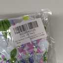 Girls Summer Floral Dresses A Line Halter and Ruched Ruffle Hem High Waist Spring Midi Dress Girls Purple Butterflies Dresses Size 10 for Teens (White)