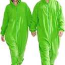 vavalad Adult Onesie Costume Halloween Christmas Cosplay Costume Women Men (Medium, Alien)