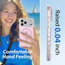 Magnetic for iPhone 17 Pro Case with Invisible Stand, Compatible with MagSafe, Clear Bling Sparkle Shockproof Slim Anti-Slip Military Drop Protection Hard Phone Case 6.3" Glitter Pink