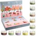 Advent Calendar 2025-24 Days of Christmas Countdown Scented Candles Gifts Set - 24 Scent 3.5OZ Jar Candles for Hostess Adult Women Men Family Friend Home Holiday Home Decoration