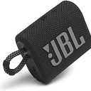 JBL - GO3 Portable Waterproof Wireless Speaker - Black 