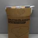 Electric Heated Throw Blanket 50x60 Inch - Super Soft Flannel, 4 Heat Settings, 3H Auto Shut Off, Machine Washable, Ideal for Couch & Cold Nights (Charcoal Gray)