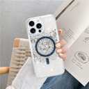 PERRKLD for iPhone 15 Pro Max Magnetic Clear Case, Compatible with MagSafe