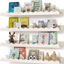 Seocry Nusery Shelves (White, 23 Inches)
