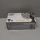 Black Vinyl Gloves, Food Grade Gloves Disposable Latex Free & Powder Free, Guantes for Cleaning Cooking Food Prep (Large)