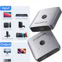 LENTION HDMI Switch 4K@60Hz,Hdmi Splitter,Bi-Directional HDMI Switcher,3-HDMI Switch Adapter with LED Indicator,2 Input 1 Output HDMI AB Switch,Compatible Xbox PS5/4/3 TV Box Fire Stick Roku(S32)