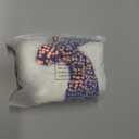 BELISHMIE Golden Sparkling Sequin Santa Hat for Adults Christmas Holiday Party Accessory, Plush Fur Trim, Festival Headwear (Blue)