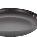 Rachael Ray 87642 Cucina Hard Anodized Nonstick Skillet with Helper Handle, 14 Inch Frying Pan, Gray/Agave Blue