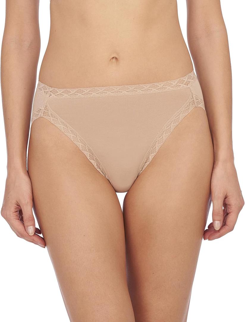 Natori Womens Bliss French Cut Panty (Medium, Cafe) Natori Womens Bliss French Cut Panty (Medium, Cafe)