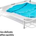 OXO Good Grips Folding Sweater Dryer, White, 26" sq. x 4-1/2" h