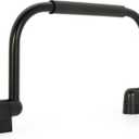Camco Fold-Away RV Grab Handle - Provides Secure Hold for Entering & Exiting - Measures 18-in, for Smaller RVs & Trailers - Easily Installs Beside RV Door, Hardware Included - Black (42197)