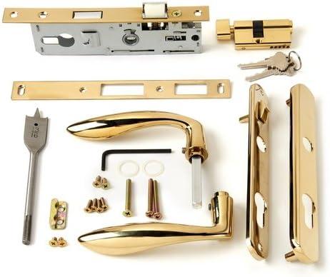 Andersen Storm Door Handle Assembly in Brass Finish Contemporary Style 2004 to Present