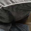 EHEYCIGA Waterproof Dog Bed Orthopedic 41"x27", Memory Foam Pet Bed for XLarged Dogs, Washable Pet Mat with Removable Cover, Grey