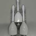 Philips Sonicare Genuine E-Series Replacement Toothbrush Heads, 3 Brush Heads, White, HX7023/64 (3 count (Pack of 1))