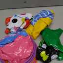 Inflatable Ring Toss Game, Birthday Party Games Ring Toss Game for Kids Adults Birthday Party Decorations Lawn & Yard Games Toys for Family 5-Pack with 10 Plastic Rings