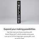 Cricut Smart Permanent Vinyl for Joy Xtra Machine, Black (9.5in x 6ft Roll)