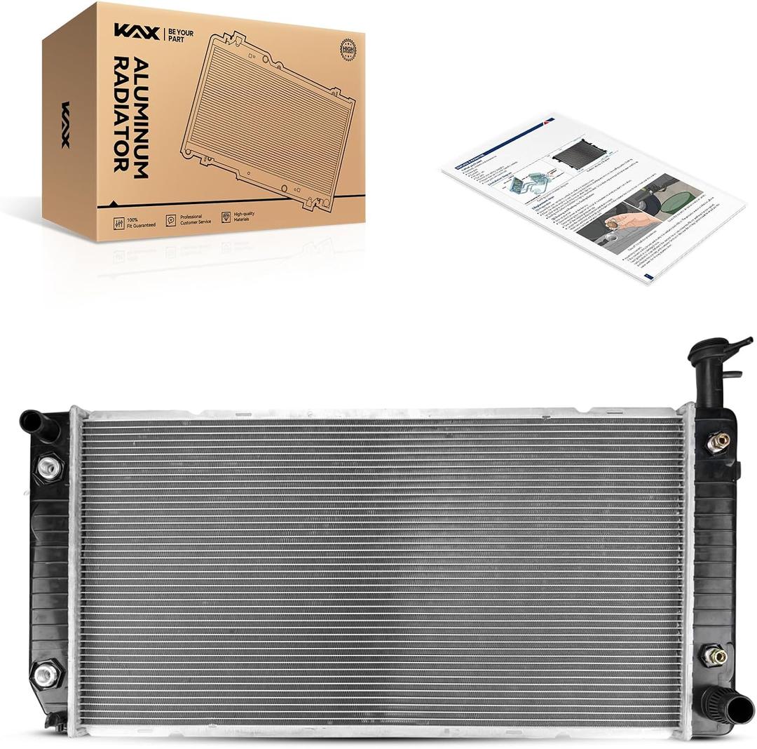 KAX CU2791 Engine Cooling Radiator, Compatible with 2004-2020 Express/Savana 2500/3500 4.8/6.0L, 2009-2020 Express/Savana 4500 6.0L