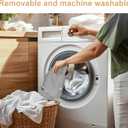 XWZO Laptop Lap Desk with Cushion, Ergonomic Wrist Rest Home Office Laptop Desk, Portable Memory Foam Arm Rest Gaming Pillow, Work or Sleep Pillow Stand for Bed, Eye Mask Included, Beige