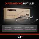 A-Premium Front Driver or Passenger Brake Hydraulic Hose Compatible with Select Ford Models - F650/F750 2013 2015 - Replace# DC4Z2078A