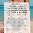Leoparts Womens V Cut Bikini Bottoms Ruched Tummy Control Bathing Suit Bottom High Cut Drawstring Swimsuit Brief (White, L)