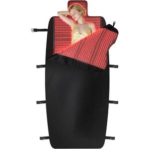 FYW 2026 Full Body Red Light Therapy Mat, Large 86.6" x 39.3", Multiple Red Light Modes, 660nm & 850nm Soft Leather Surface for Pain Relief & Daily Relaxation