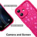 KANGHAR Case Compatible with iPhone 17 Leopard Printed Pattern Cute Cheetah Phone Case Soft TPU Shockproof Protective Cover Designed for iPhone 17 6.3 Inch Hot Pink