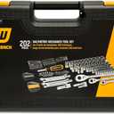GEARWRENCH 202 Piece SAE/Metric Mechanics Tool Set 1/4", 3/8", & 1/2" Drives | GW72MLCBMTS