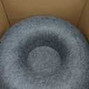 CATTASAURUS Peekaboo Cat Cave for Multiple & Large Cats Up to 30-45 Lbs, Scratch Detachable & Washable Tunnel Bed, Comfy Donut Cat Cave (Light Gray + Light Gray, Large)
